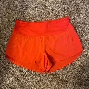 Lululemon Speed Up shorts